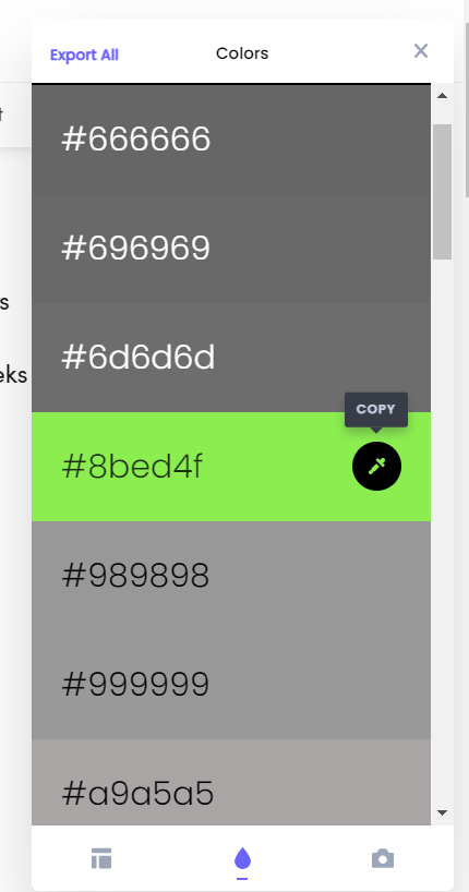 在 GeeksforGeeks 上使用带有颜色选项卡的 CSS Peeper