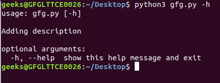 python-命令行参数