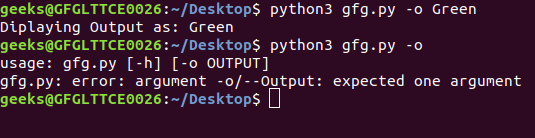 python-命令行参数