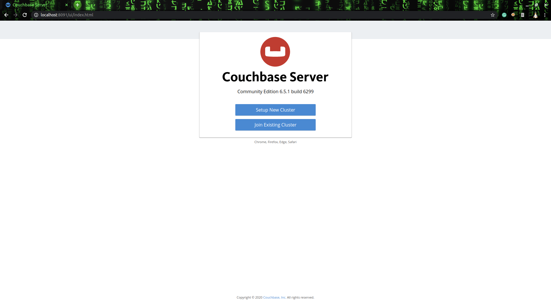 couchbase-成功安装
