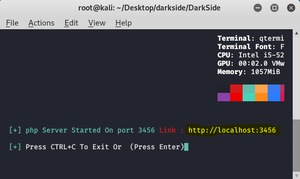 DarkSide – Kali Linux 中的信息收集和社会工程工具
