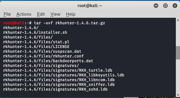 在 Kali Linux 中使用 Chkrootkit 和 rkhunter 检测/检查 Rootkit