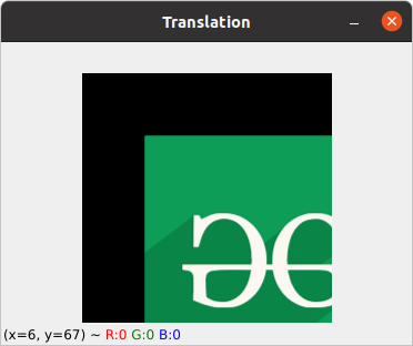 Python OpenCV 图像翻译