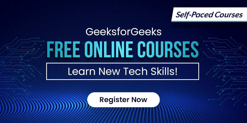 免费在线课程-GeeksforGeeks-Learn-New-Tech-Skills