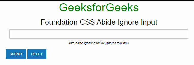 基础 CSS 遵守被忽略的输入
