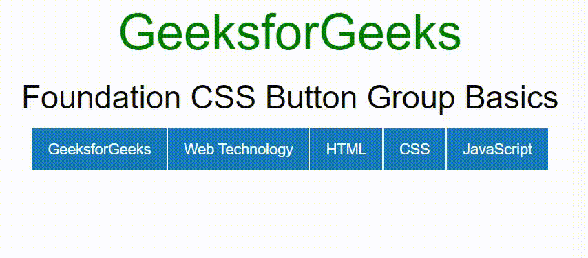 基础 CSS 按钮组基础知识
