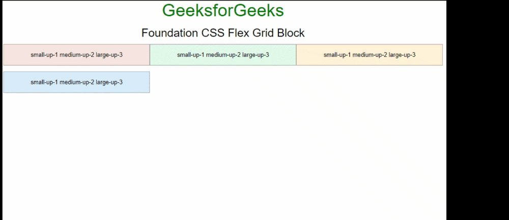 基础 CSS Flex 网格块