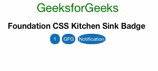 基础 CSS 厨房水槽徽章
