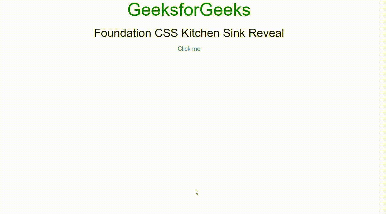 基础 CSS 厨房水槽显示