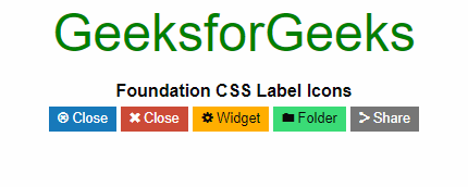 基础 CSS 标签图标