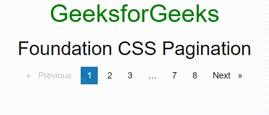 基础 CSS 分页