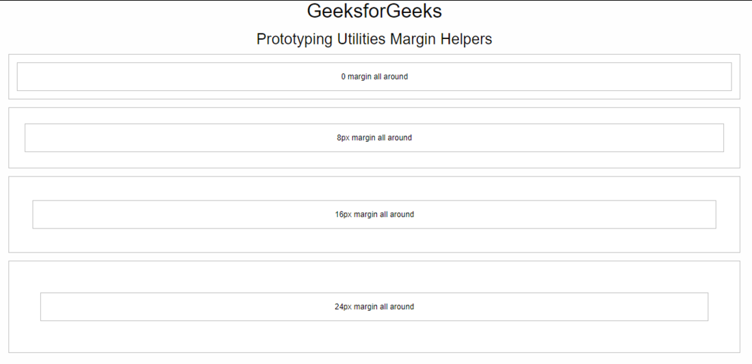 Foundation CSS Prototyping Utilities Margin Helpers