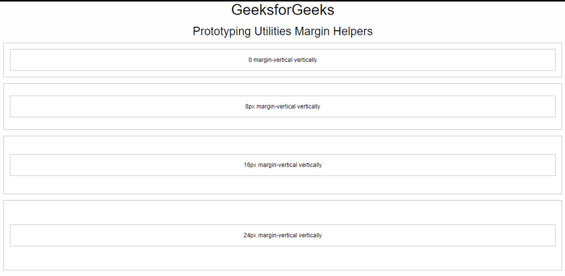 Foundation CSS Prototyping Utilities Margin Helpers