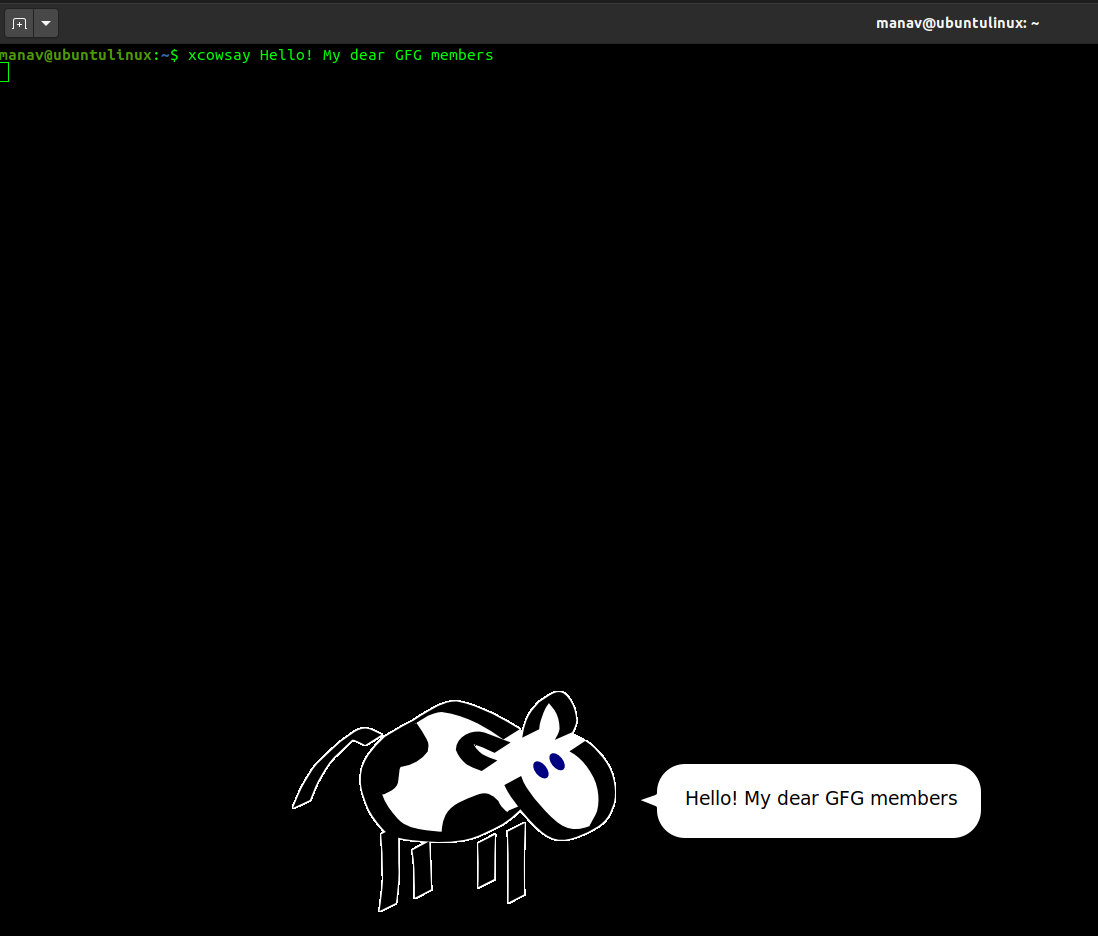 xcowsay-linux1
