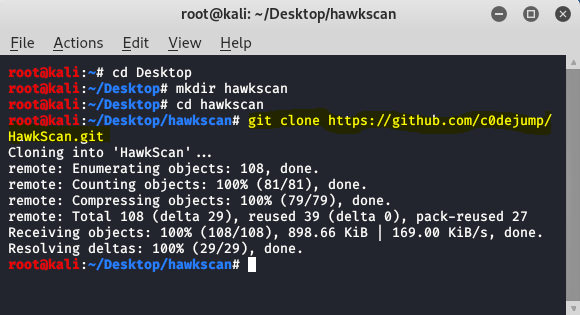 Hawkscan – Kali Linux 中的侦察和信息收集工具