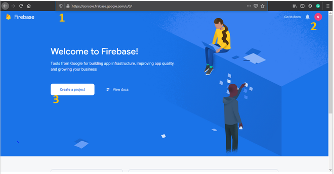 创建 Firebase 项目