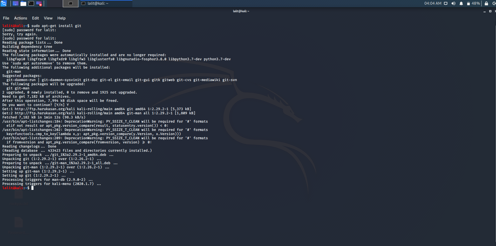 Kali Linux 中 Wpscan 工具的安装