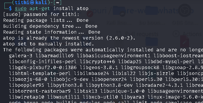 安装在 Linux 上的工具来监控你的系统进程