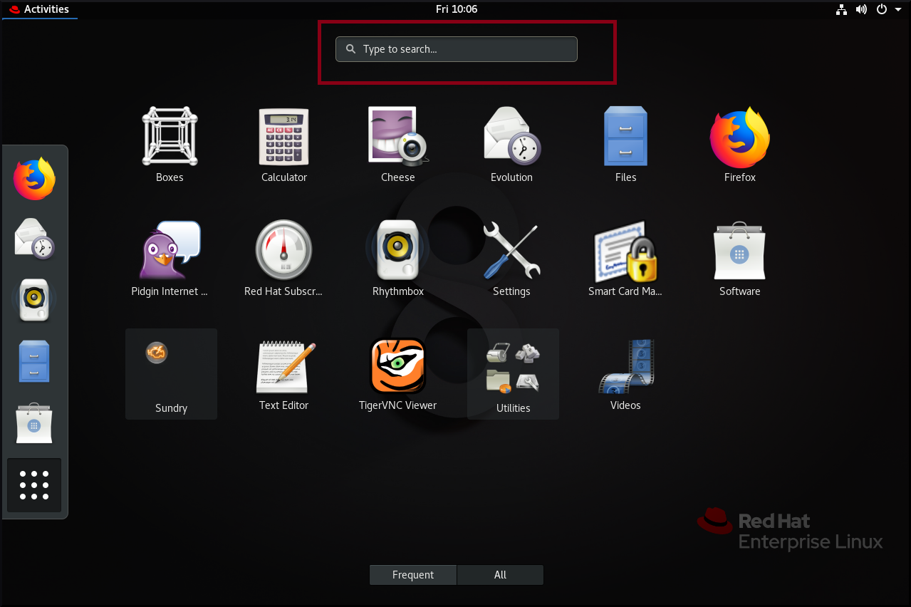 Redhat Linux GUI 界面