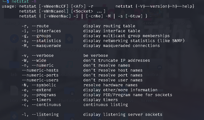 Linux 中的 Netstat 网络监控工具