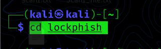 LockPhish - Kali Linux 中的网络钓鱼工具