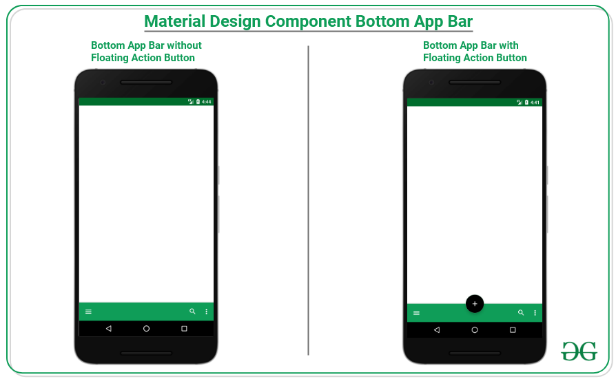 Android 中的 Material Design 组件底部应用栏