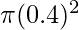 \pi(0.4)^2