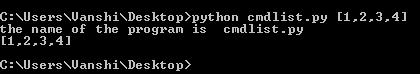 python-命令行