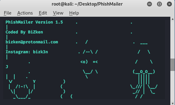 PhishMailer – 在 Kali Linux 中生成专业的网络钓鱼警报模板
