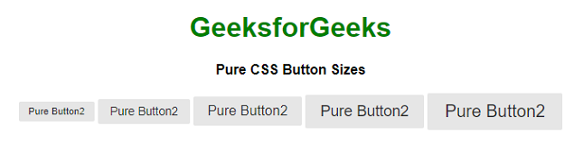 纯 CSS 按钮大小