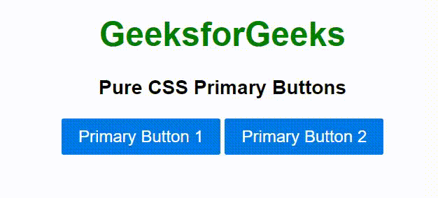 纯 CSS 主按钮