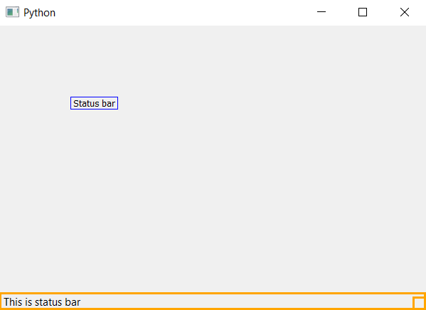 pyqt-add-border-statusbar