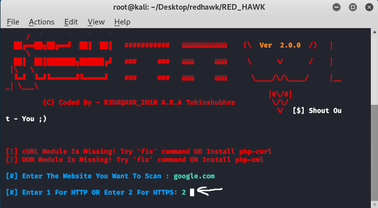 Red Hawk – 开源信息收集和漏洞扫描工具