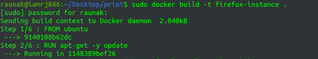 Docker 构建命令