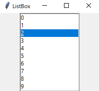 将滚动条添加到 ListBox-Python