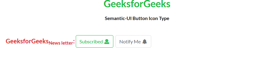 Semantic-UI 按钮图标类型
