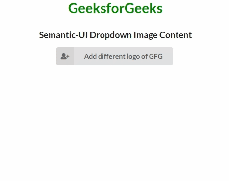 Semantic-UI 下拉图像内容