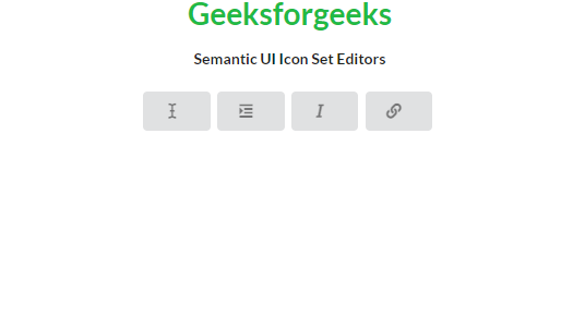 Semantic-UI 图标集编辑器