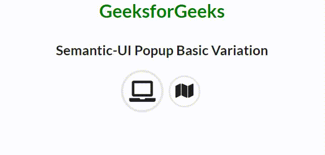 Semantic-UI Popup 基本变体