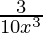 \frac{3}{10x^{3}}