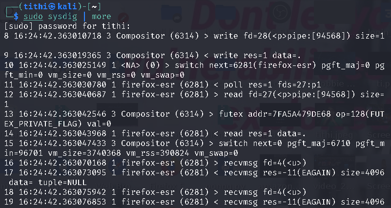 Sysdig 强大的 Linux 系统监控和故障排除工具