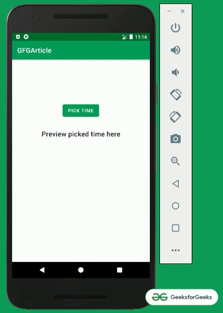 Android 中使用 Kotlin 的时间选择器对话框