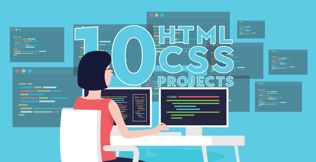 初学者实践 HTML 和 CSS 技能的前 10 名项目