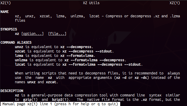 通过示例学习 Linux 中的 XZ（无损数据压缩工具）