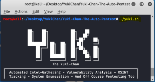 Yuki Chan - Kali Linux 中的自动化渗透测试和审计工具