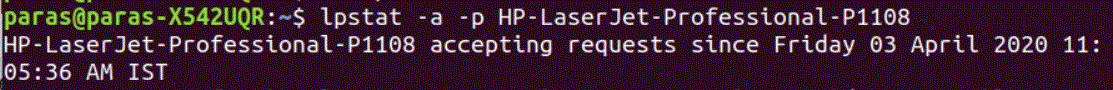 lpstat-command-linux