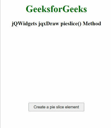jQWidgets jqxDraw pieslice() 方法