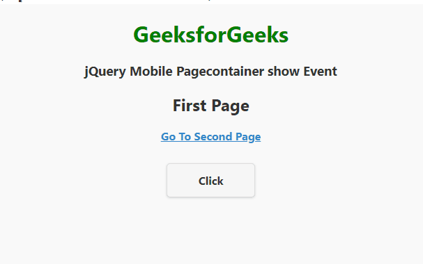 jQuery Mobile Pagecontainer 显示事件