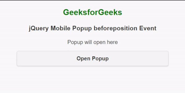 jQuery Mobile Popup beforeposition 事件