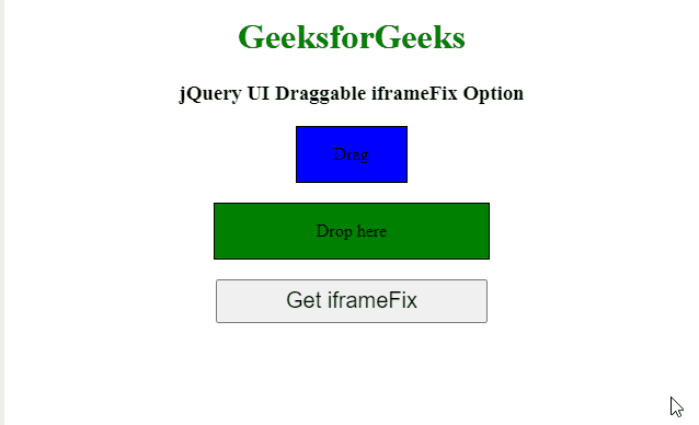 jQuery UI 可拖动 iframeFix 选项